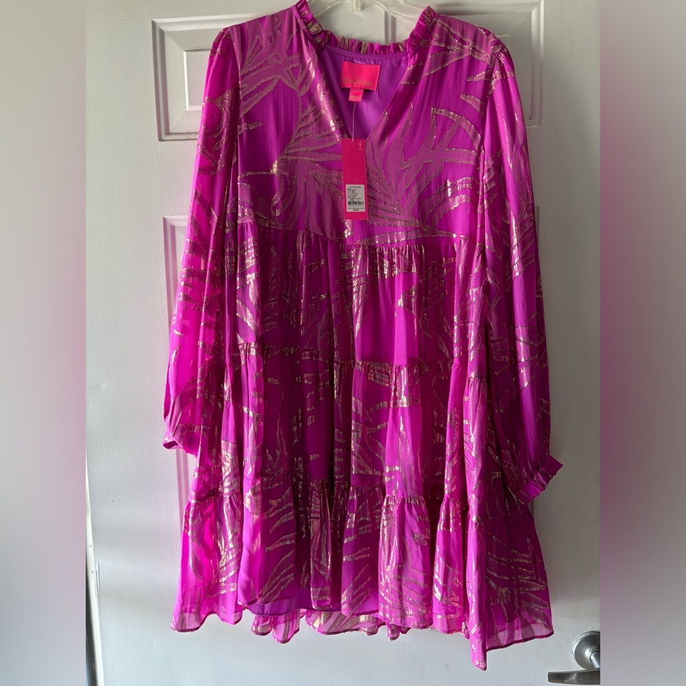 Lilly Pulitzer NWT Sarita Silk Dress in size 12